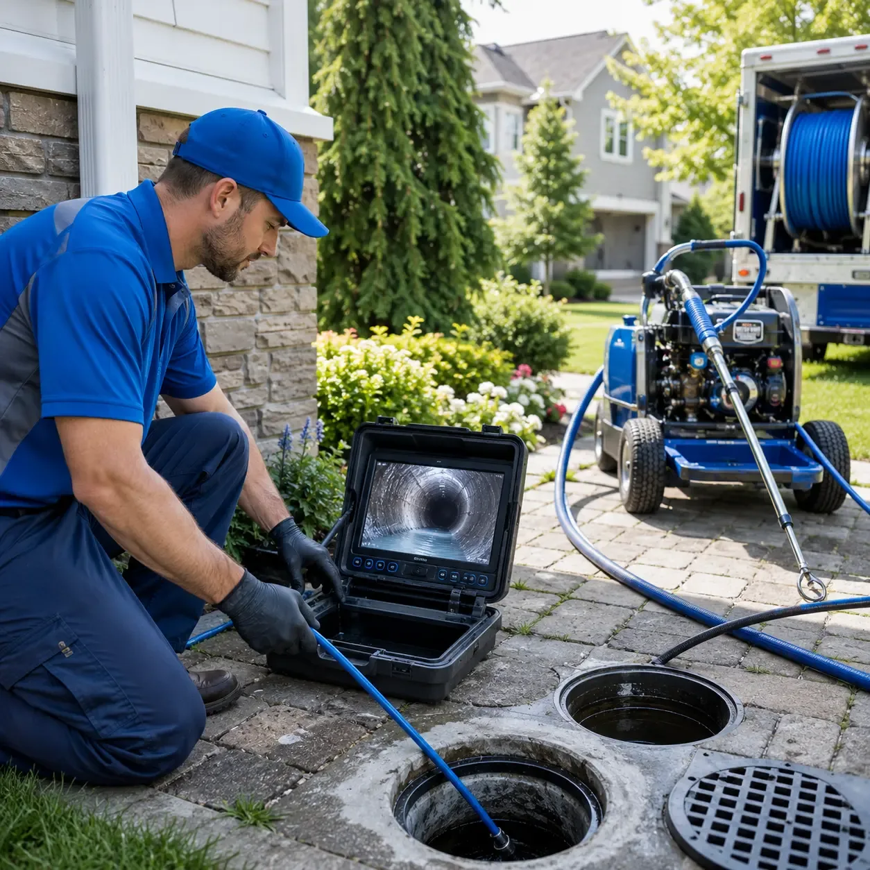 Outdoor drain cleaning professionals serving Bayboro, NC